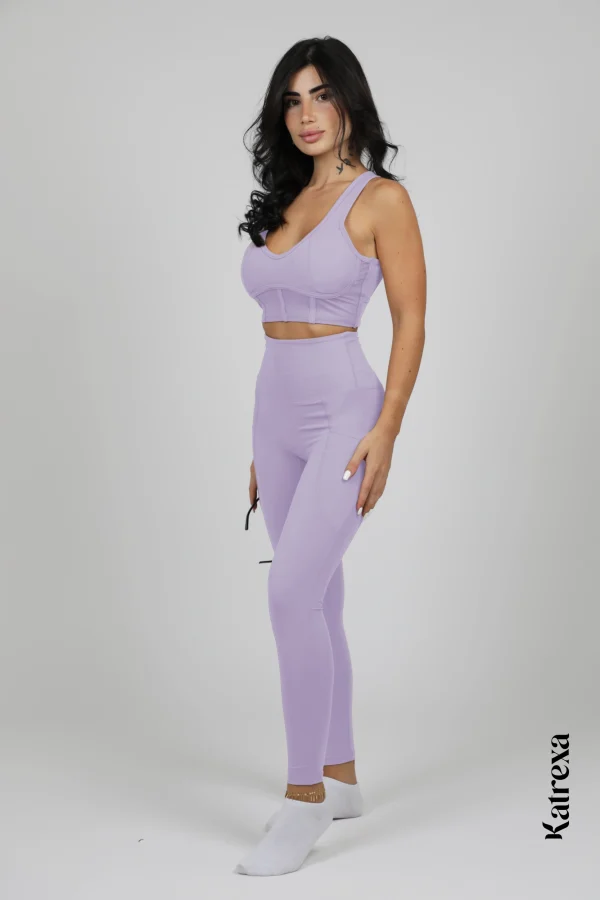 Katrexa's Sleek Purple Athletic Duo